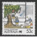 AUS 1988 53c 'LIVING TOGETHER - PRIMARY INDUSTR...
