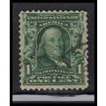 Used 300 1c Benjamin Franklin Fine K0786