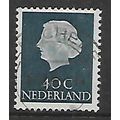 NETHERLANDS 1953 40c SLATE QUEEN JULIANA SG 782...