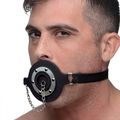 Pie Hole Silicone Feeding Gag Mask BDSM Bondage...