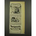 1940 Sergeant's Dog Medicine Ad - Fleas Aren't ...