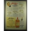 1940 Seagram's Five-Crown Whiskey Ad - Ted Husing