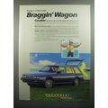 1984 Chevrolet Cavalier Wagon Ad - Braggin' Wagon
