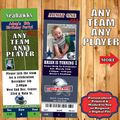 Football NFL Birthday Invitations 10 ea with En...