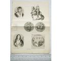 1860s engraving - Henry VII, Great Seal, Armour...