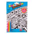 Foamies Velvet Butterfly Coloring Poster 6" x 9...