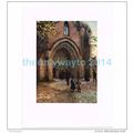 CHURCH PORCH (EVENSONG), NIEUPORT, BELGIUM, BOO...