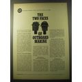 1960 Outboard Marine Ad - The two faces of Outboard Marine