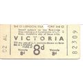 London Transport BMR Machine Ticket - Victoria ...