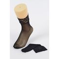 Floral Laced Mesh Socks