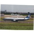 BOEING 737 AIRCRAFT K L M AT BIRMINGHAM AIRPORT...