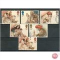 GB stamps 1984 used set - SG 1267-1271 - Christmas