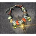 Fully Loaded Woven Bracelet Disco Ball Charm Eu...