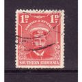 SOUTHERN RHODESIA 1924 SG 2 1d BRIGHT ROSE FINE...