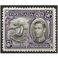 Grenada 1938 SG162 5/- Black & Violet Mounted M...
