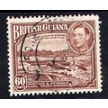 British Guiana Sg315 60c red-brown fine used (G21)