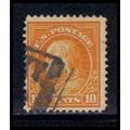 Used 416 10c Benjamin Franklin Barely Clears RA...