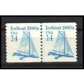 2134 14c Iceboat Fine MNH Dry Gum CNP Left 1 PA...