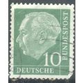 Germany 1954 - 10pfg green - Professor Dr. Th. ...