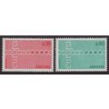 Andorra - French 1971 SG F231-2 UMM Europa/CEPT...