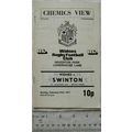 1977 programme Widnes v. Swinton, RL Challenge ...