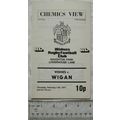 1977 programme Widnes v. Wigan, 17/2