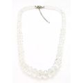 Clear Faceted Crystal Necklace 48 CM Necklace L...