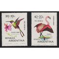 Argentina Chilean Flamingo Woodstar Birds 2v 19...