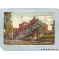 CT Meriden Postcard C N G Armory Street Scene c...