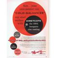 AMERCOAT CORPORATION 1955 red cold-galvanize di...