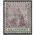 Trinidad 1896 SG114 1/2d Dull Purple & Green Mo...
