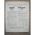 Philips Cossor CT1964 / 77 Peto-Scott TV960 Ori...