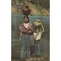 Indian Girl Water Carriers San Pedro Laguna Old...