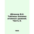 Ablekov V.K. Tables of close atomic levels. Par...