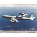 Colour Postcard - Boeing United Kingdom AWACS A...
