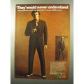 1970 h.i.s. Double-Breasted Suit Ad - Never Und...