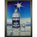 1986 Finlandia Vodka Ad - Finlandia on Ice