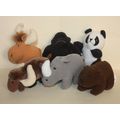1997 McDonalds Animal Pals Set of 6