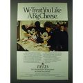 1989 Delta Airline Ad - Mickey Mouse and Minnie Mouse
