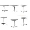 1950’s Round / Square Commercial Aluminum Dinin...