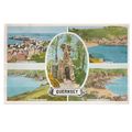 multiview, GUERNSEY, used vintage postcard ..19...