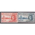 St Helena 1946 Victory Set SG141-142 Mounted Mi...