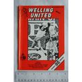 1990 programme Welling United v. Bashley, FA Cu...