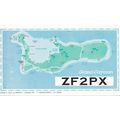 Grand Cayman Islands Beach Amateur Radio QSL Ma...