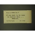 1959 WBNS-TV TV Station Advertisement - Memo to GB&B, San. F.