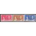 Bermuda 1937 Coronation Set SG107-109 Mounted M...