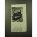 1960 Bonwit Teller Coblentz Handbag Ad - Small Wonder