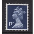 X911Ea U252 17p Deep blue LEFT BAND Unmounted M...