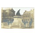Suffolk postcard Market Thoroughfare Bury St Ed...