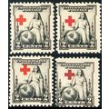 702, Red Cross Shifted In All Four Positions Mi...